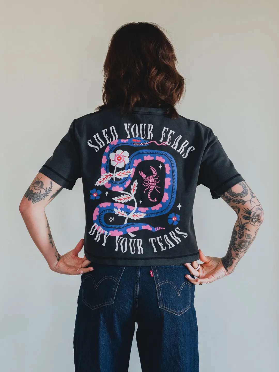 Shed Your Fears T-Shirt sold by Octopied Mind product image thumbnail 2