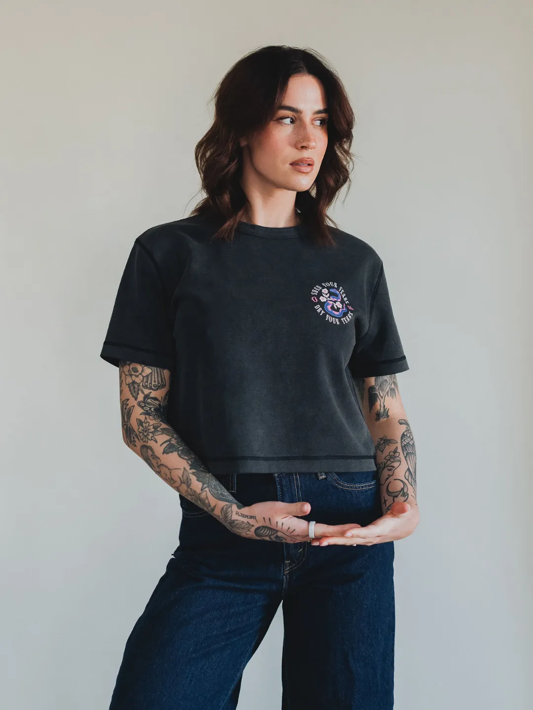 Shed Your Fears T-Shirt sold by Octopied Mind product image thumbnail 3