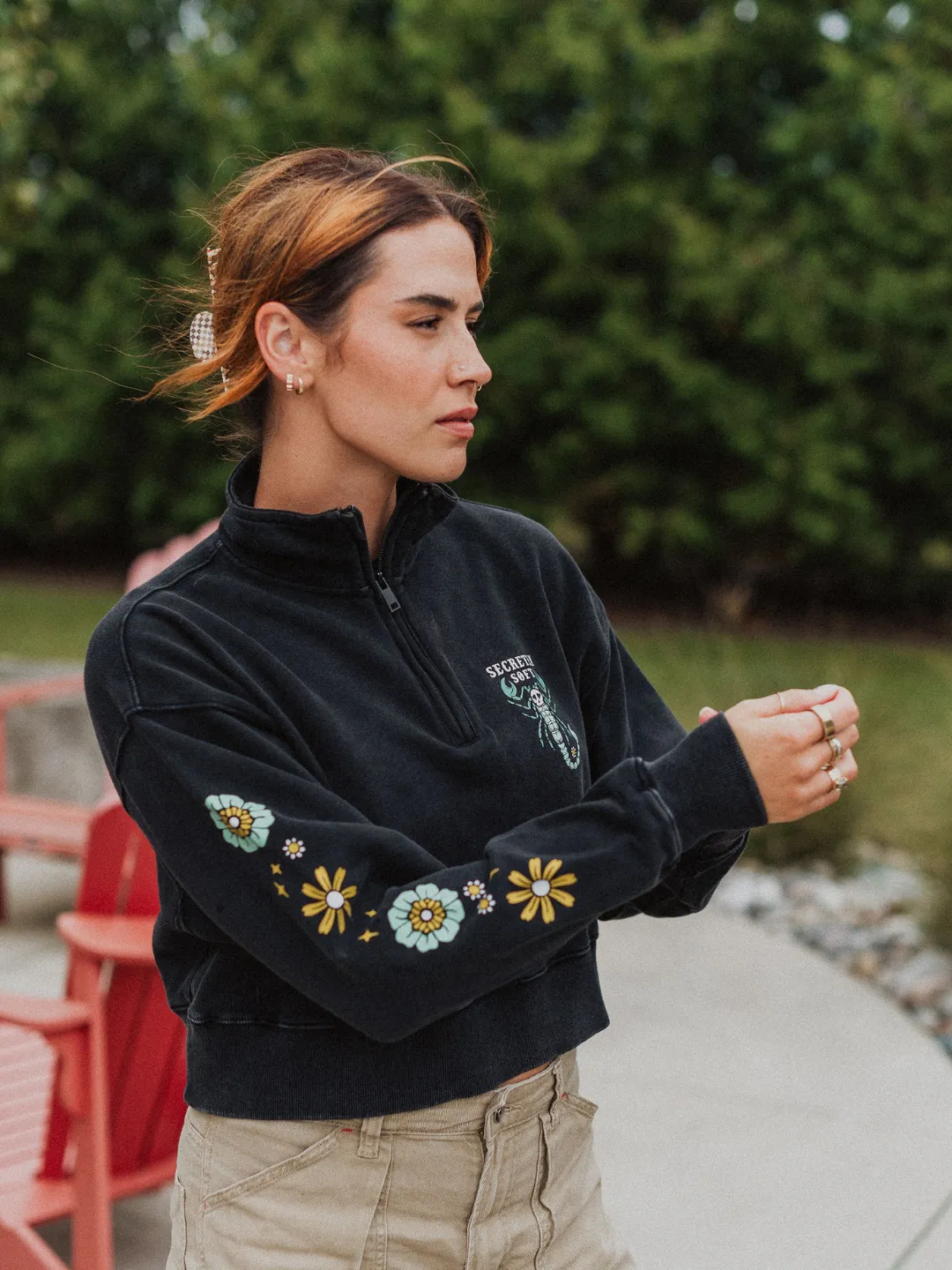Secretly Soft 1/4 Zip Sweater sold by Octopied Mind product image thumbnail 2