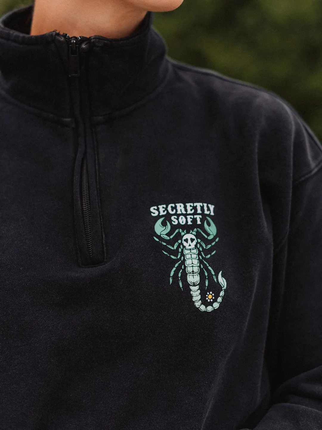 Secretly Soft 1/4 Zip Sweater sold by Octopied Mind product image thumbnail 3