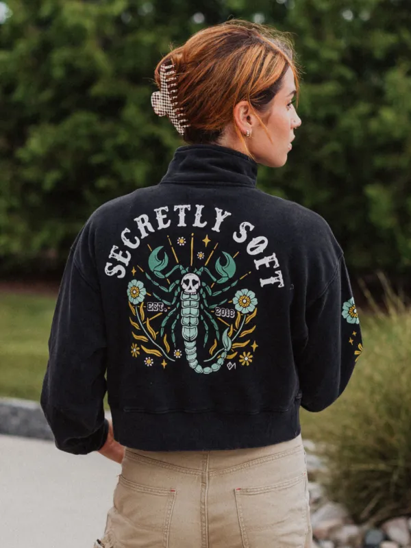 Secretly Soft 1/4 Zip Sweater made by Octopied Mind