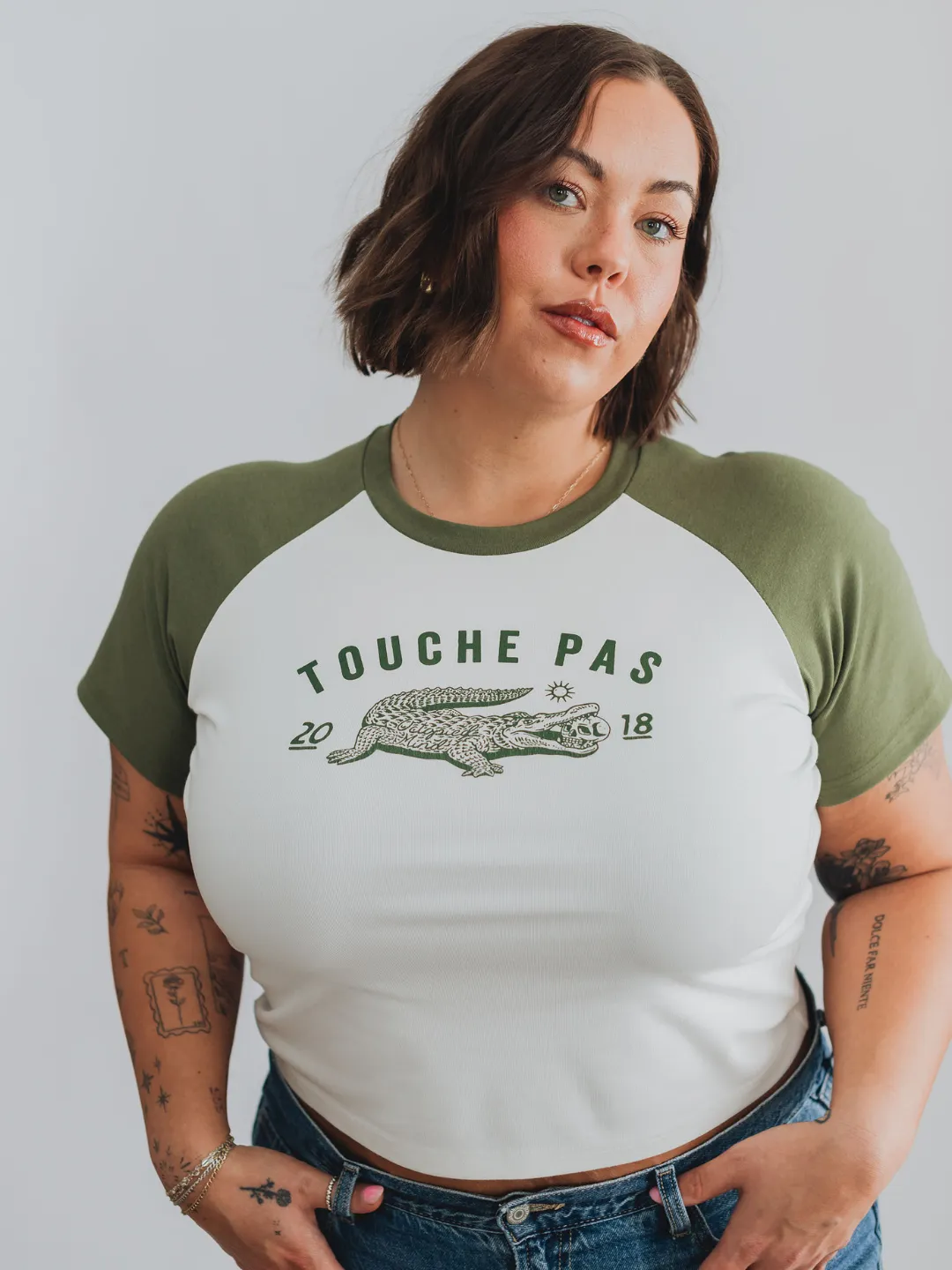 Touche Pas Baseball Tee sold by Octopied Mind product image thumbnail 5