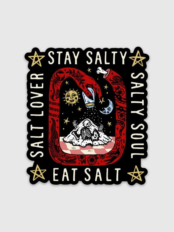 Salt Lover Sticker made by Octopied Mind