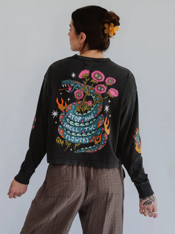 Smell The Flowers Long Sleeve made by Octopied Mind