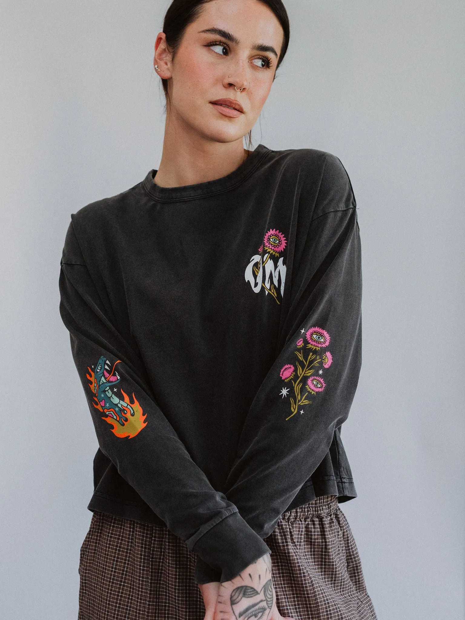 Smell The Flowers Long Sleeve sold by Octopied Mind product image thumbnail 4