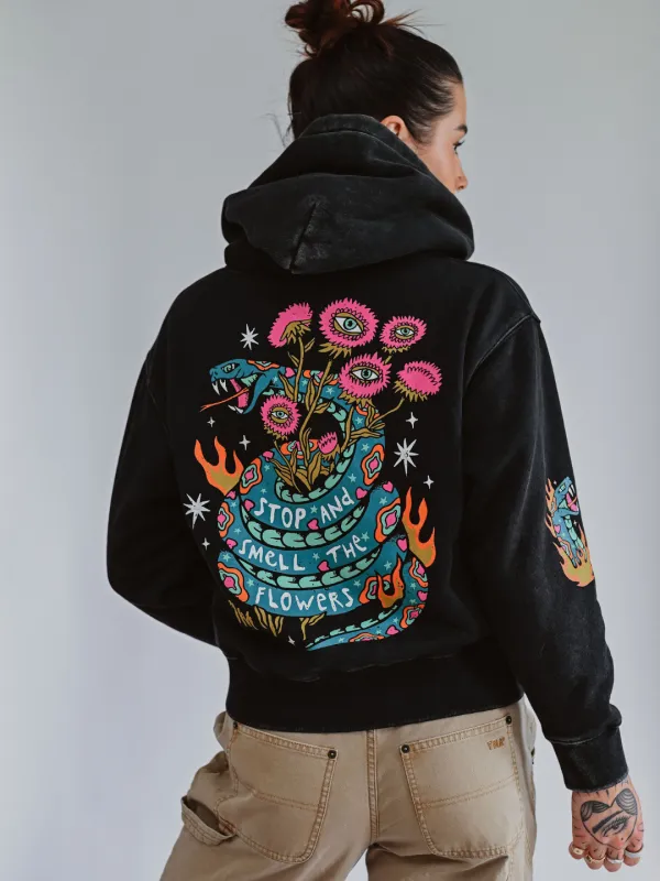 Smell the Flowers Hoodie made by Octopied Mind