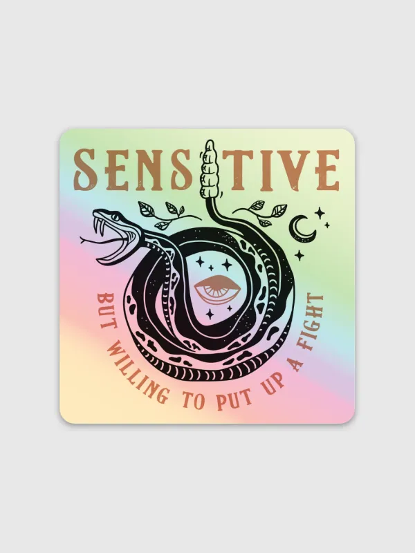 Sensitive Sticker made by Octopied Mind