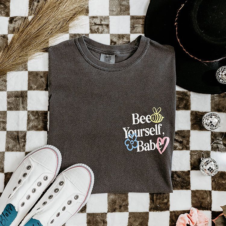Bee Yourself, Babe Graphic Tee Shirt (Wholesale) sold by Ally and Rae product image thumbnail 3