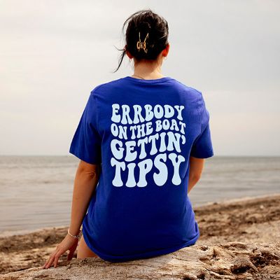 Errbody On The Boat Gettin' Tipsy Lightweight Tee sold by Ally and Rae