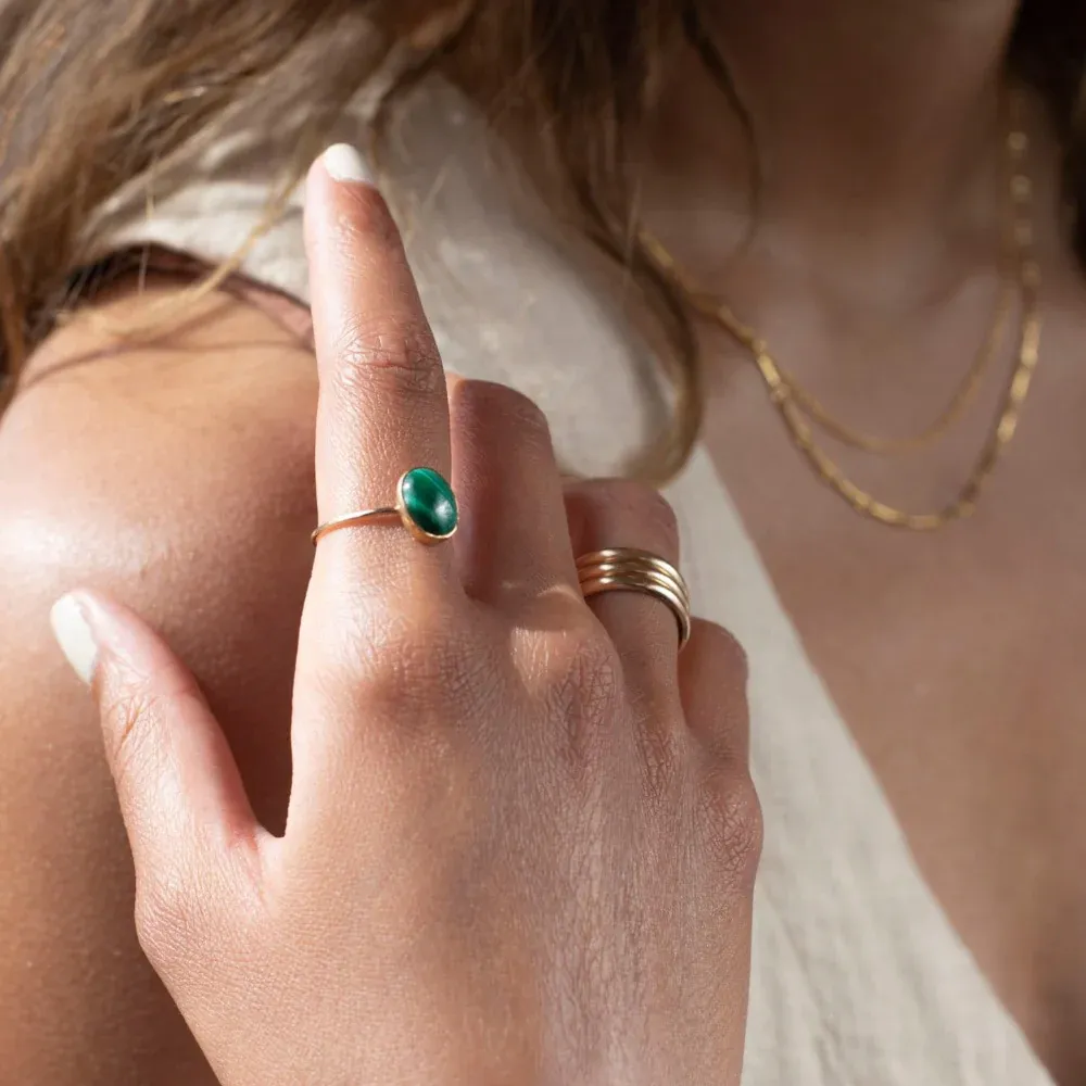 Malachite Ring sold by Alley and Rae product image thumbnail 3