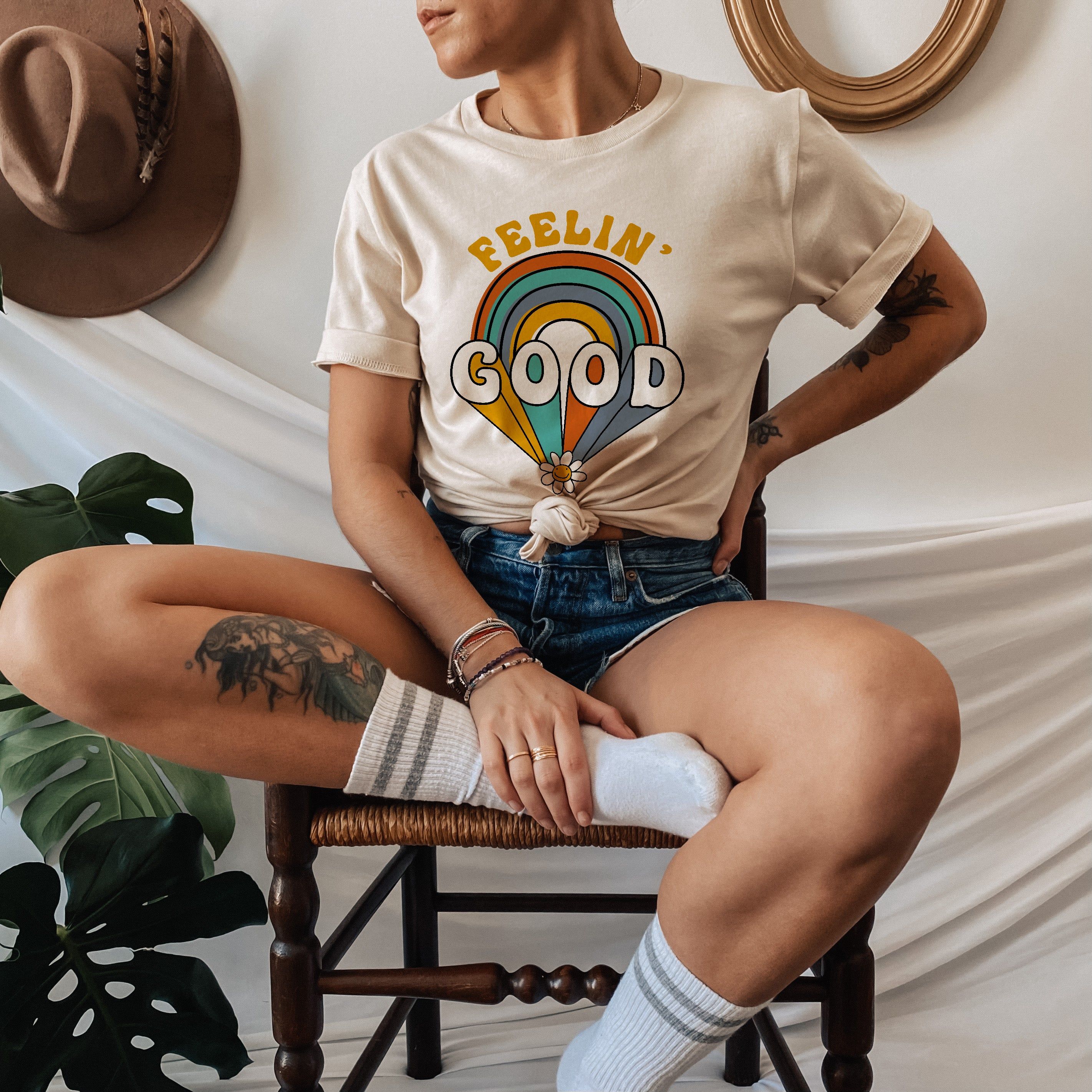 Feelin' Good Lightweight Tee (Wholesale) sold by Ally and Rae product image thumbnail 4