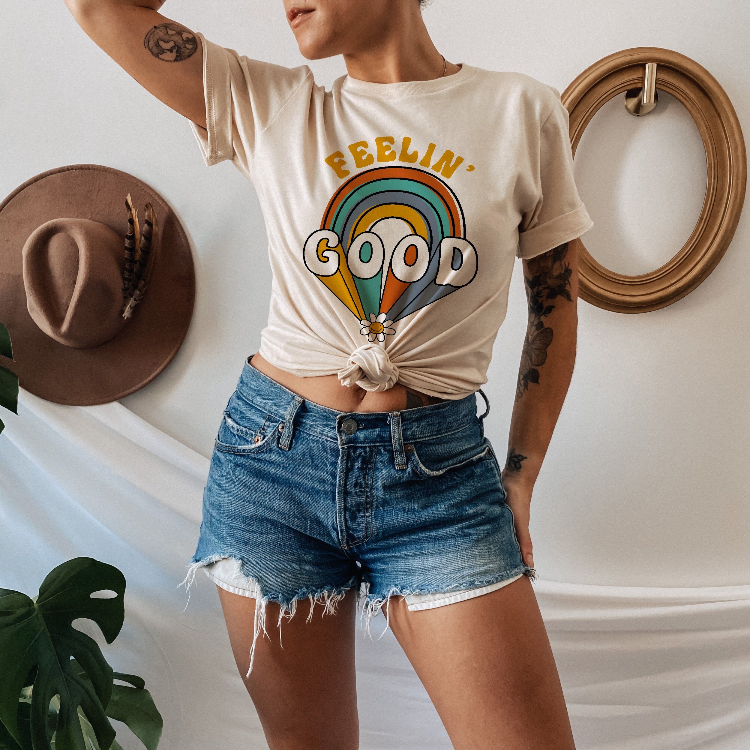 Feelin' Good Lightweight Tee (Wholesale) sold by Ally and Rae product image thumbnail 2