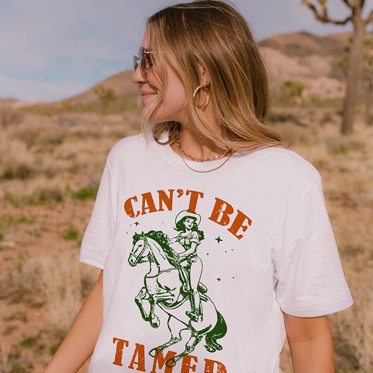 Can't Be Tamed Western Tee Pre-Order sold by Ally and Rae product image thumbnail 5
