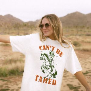 Can't Be Tamed Western Tee Pre-Order sold by Ally and Rae