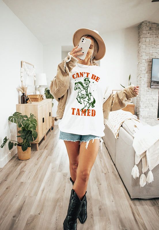Can't Be Tamed Western Tee Pre-Order sold by Ally and Rae product image thumbnail 3