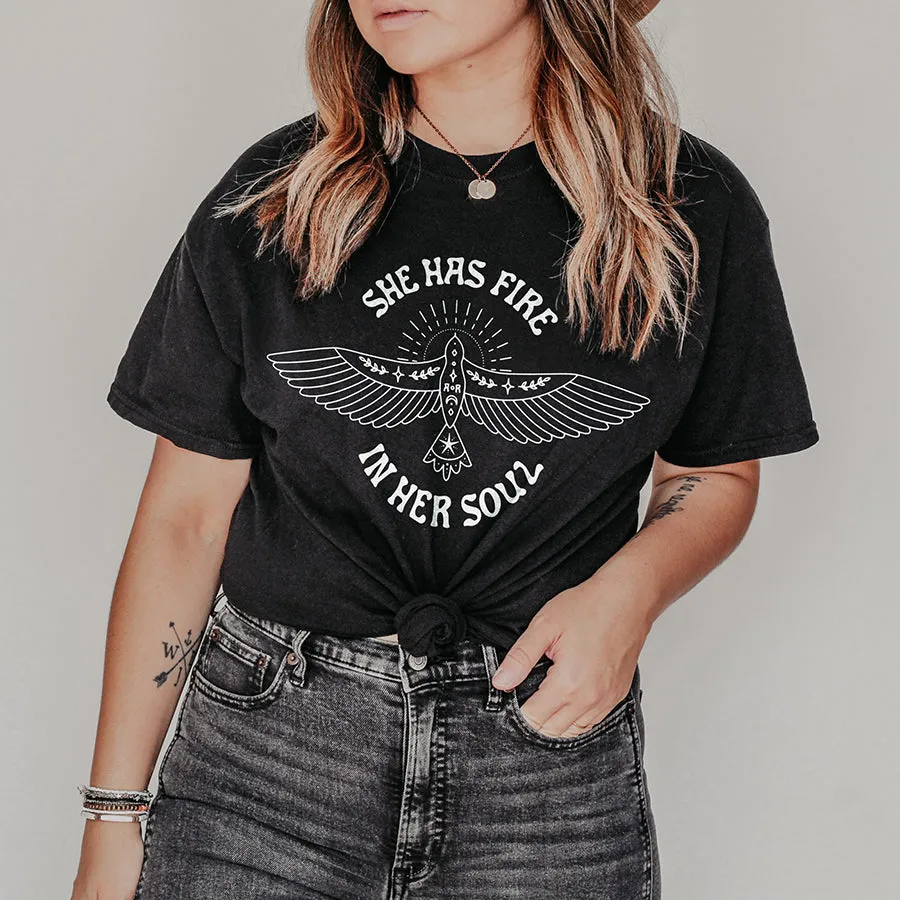 She Has Fire In Her Soul Graphic Tee (Wholesale) sold by Alley and Rae product image thumbnail 5