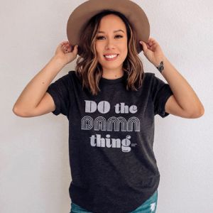 Do The Damn Thing Graphic Tee (Wholesale) sold by Ally and Rae