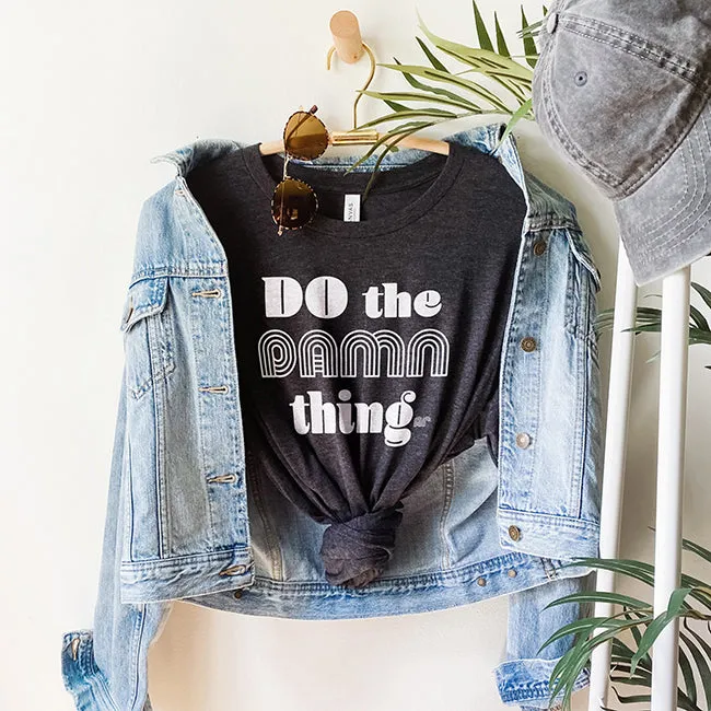 Do The Damn Thing Graphic Tee (Wholesale) sold by Alley and Rae product image thumbnail 4