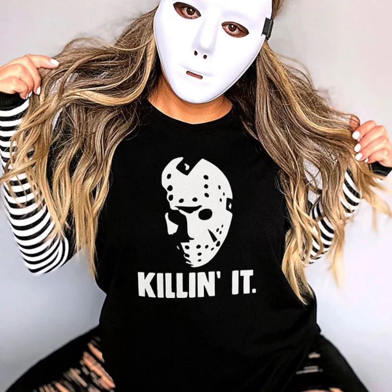 Killin' It Lightweight Halloween Tee (Wholesale) sold by Ally and Rae