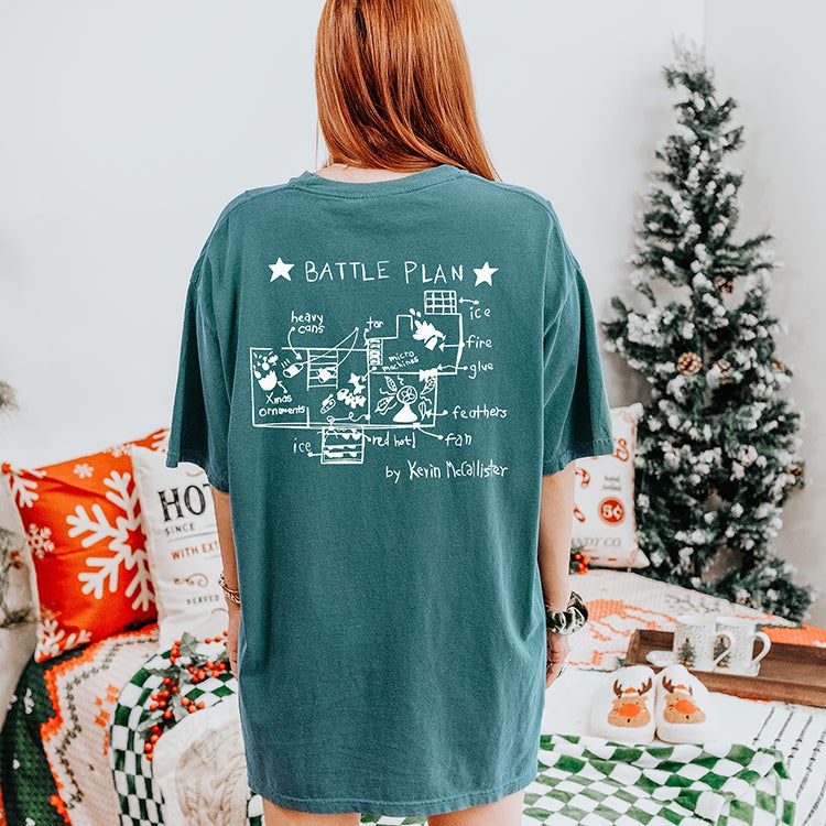 Home Alone Battle Plan Heavyweight Tee Pre-Order sold by Ally and Rae