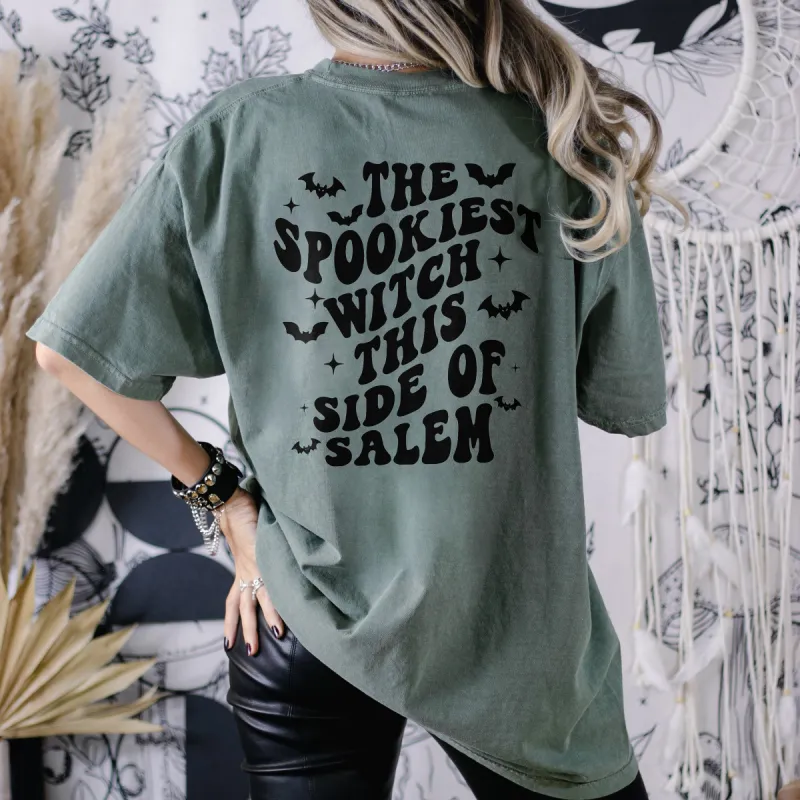 Spookiest Witch This Side Of Salem Heavyweight Tee - Final Sale sold by Alley and Rae