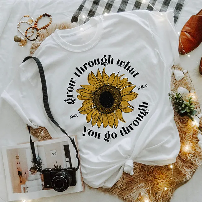 Grow Through What You Go Through Tee (Wholesale) sold by Alley and Rae product image thumbnail 2