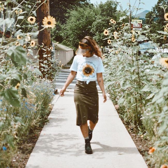 Grow Through What You Go Through Sunflower Tee (Wholesale) sold by Ally and Rae product image thumbnail 3
