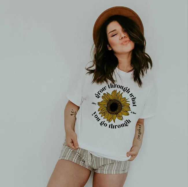 Grow Through What You Go Through Tee (Wholesale) sold by Alley and Rae product image thumbnail 4