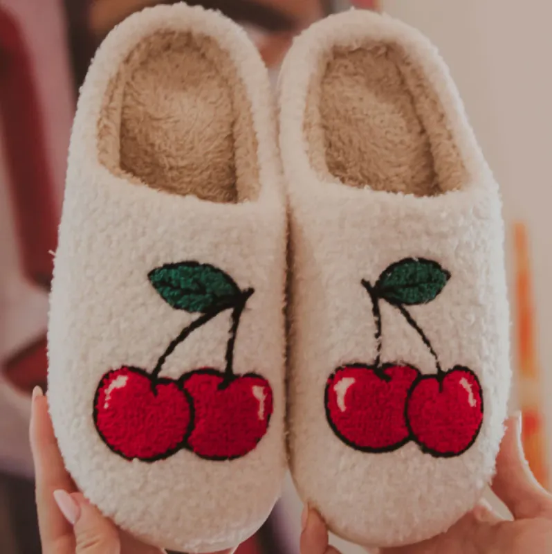Cherry Stem Slippers sold by Alley and Rae
