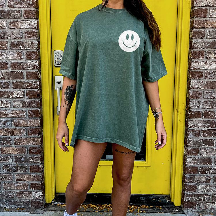 Come Back With Coffee Heavyweight Tee (Moss) - Final Sale sold by Ally and Rae product image thumbnail 2