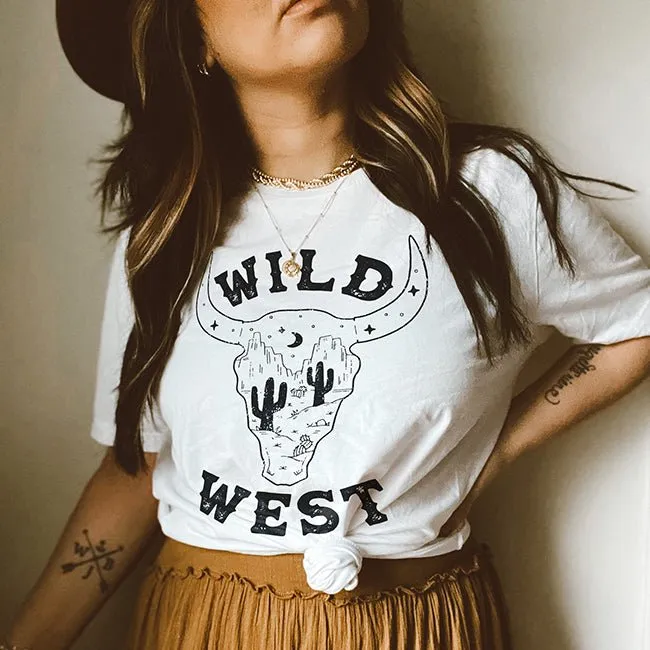 Wild West Lightweight Tee sold by Alley and Rae