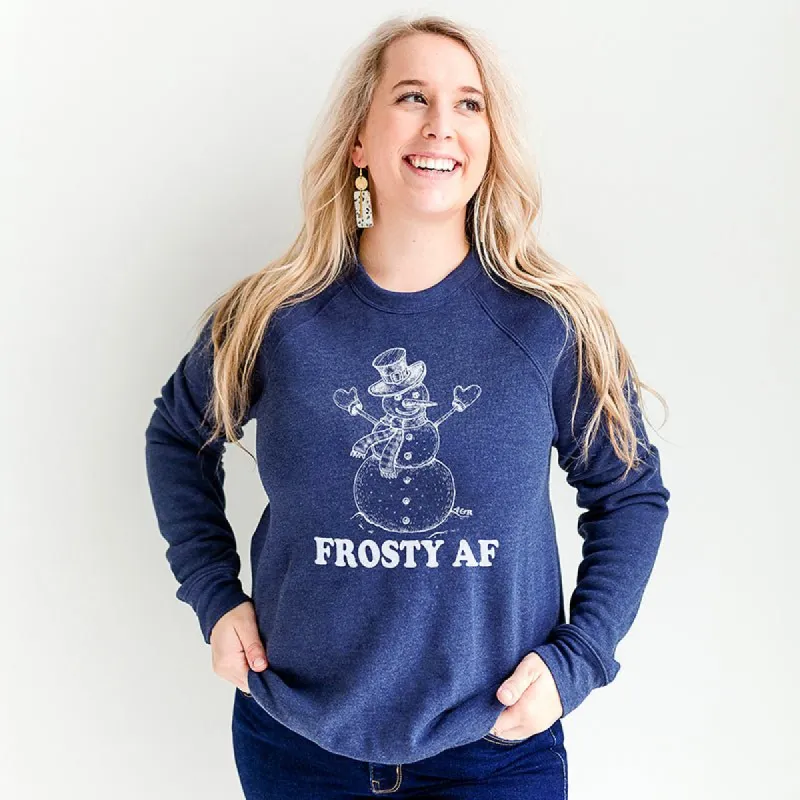 Frosty AF Raglan Sweatshirt sold by Alley and Rae