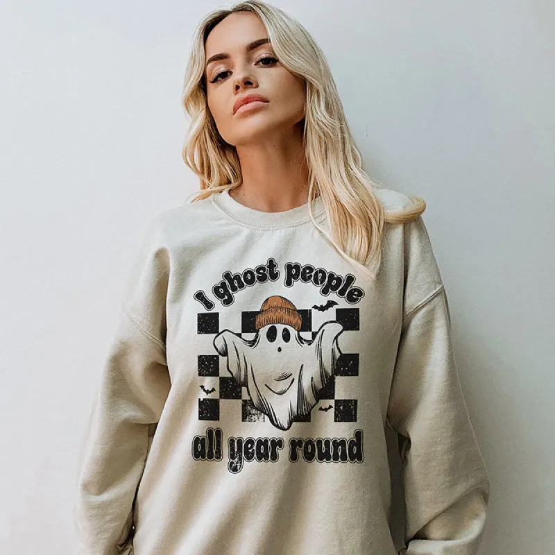 I Ghost People All Your Round Crewneck Sweatshirt Pre-Order sold by Alley and Rae