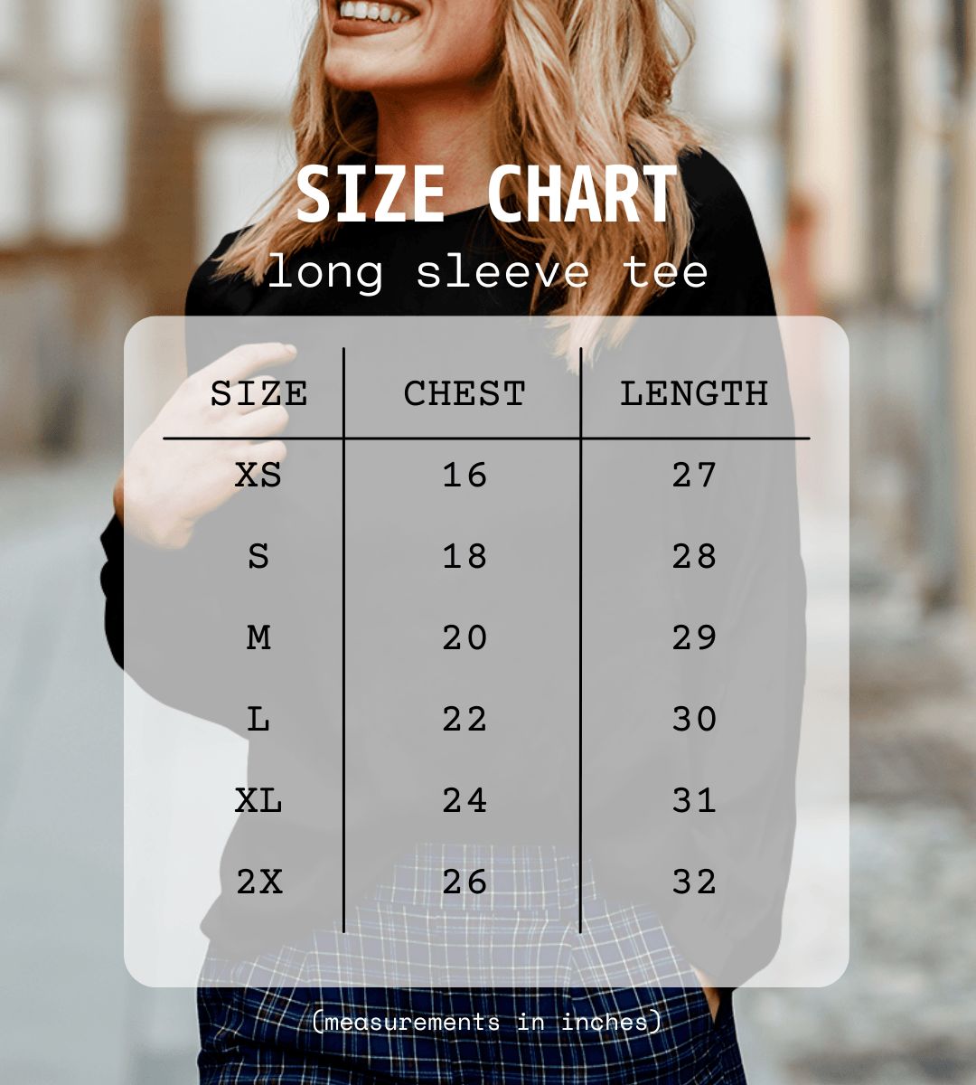 Merry Everything & Happy Always Lightweight Long Sleeve Christmas Tee sold by Ally and Rae product image thumbnail 4