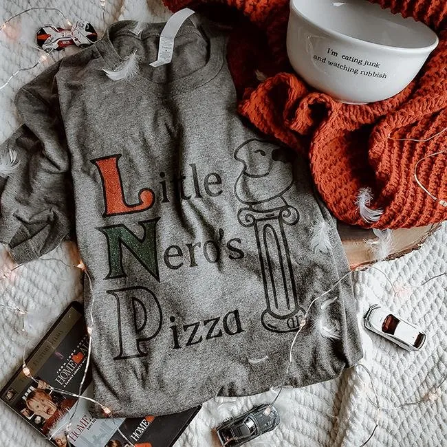 Little Nero's Pizza Lightweight Tee sold by Alley and Rae product image thumbnail 4