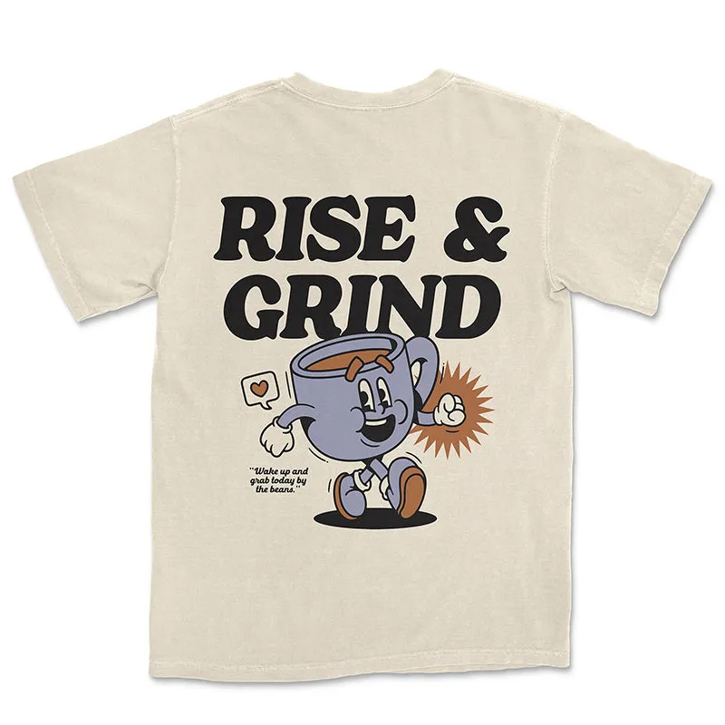 Rise & Grind Graphic Tee (Wholesale) sold by Alley and Rae product image thumbnail 3