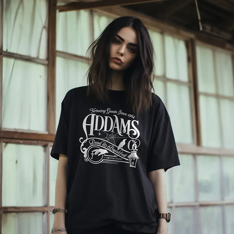 Addams Dead & Breakfast Lightweight Tee sold by Alley and Rae product image thumbnail 3
