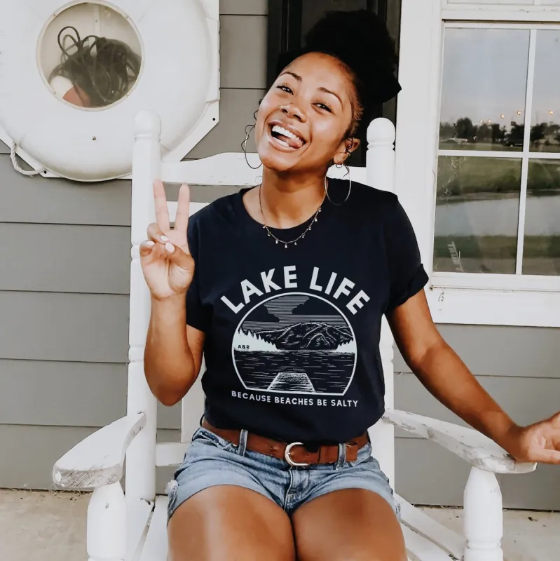 Lake Life Graphic Tee Shirt sold by Alley and Rae