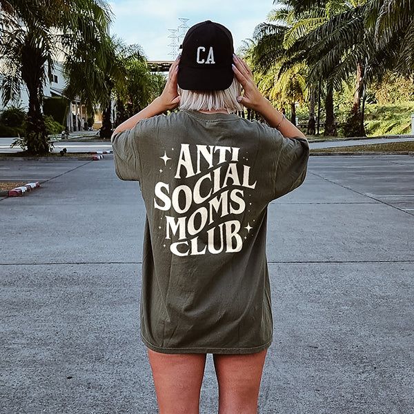 Anti Social Moms Club Graphic Tee (Wholesale) sold by Ally and Rae