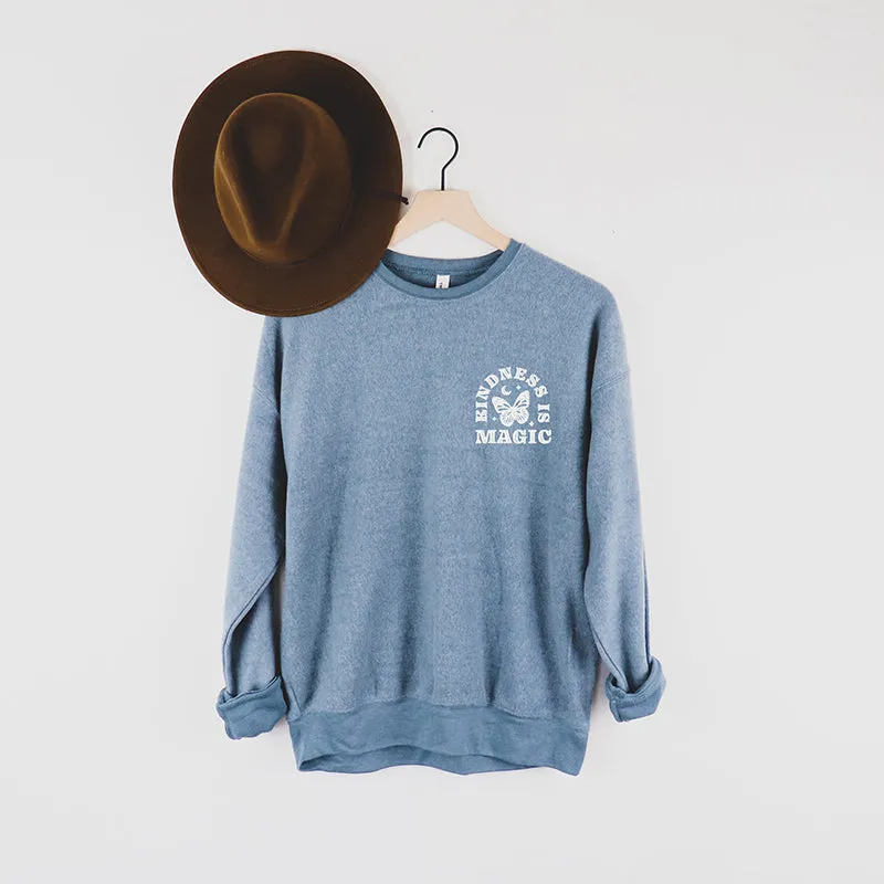 Kindness Is Magic Embroidered Crewneck Sweatshirt sold by Alley and Rae product image thumbnail 4