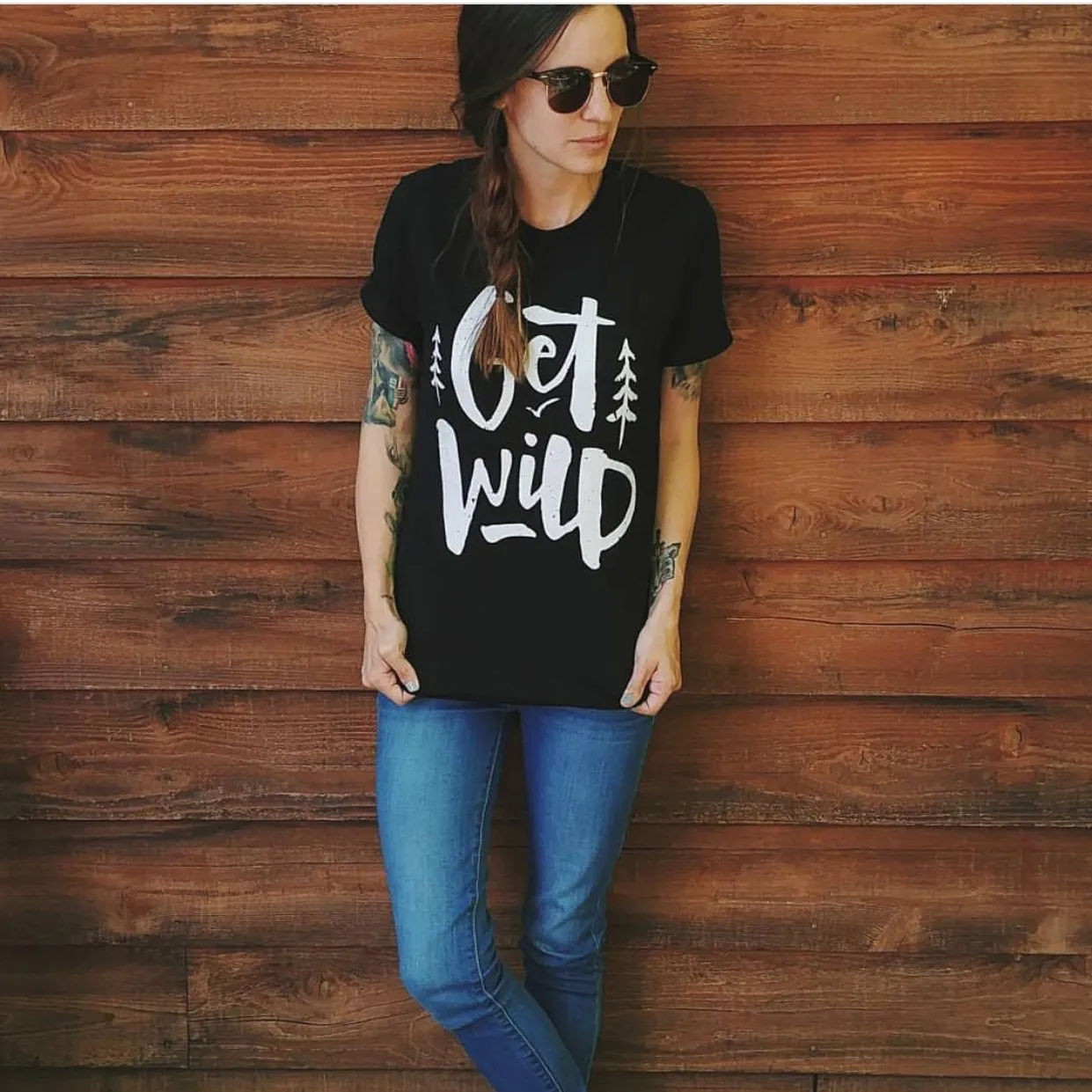 Get Wild Lightweight Tee sold by Alley and Rae product image thumbnail 5
