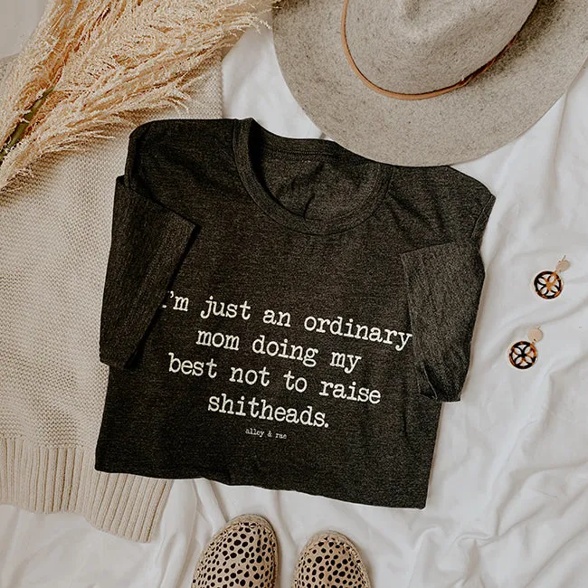 Ordinary Mom Graphic Tee Shirt (Wholesale) sold by Alley and Rae product image thumbnail 3