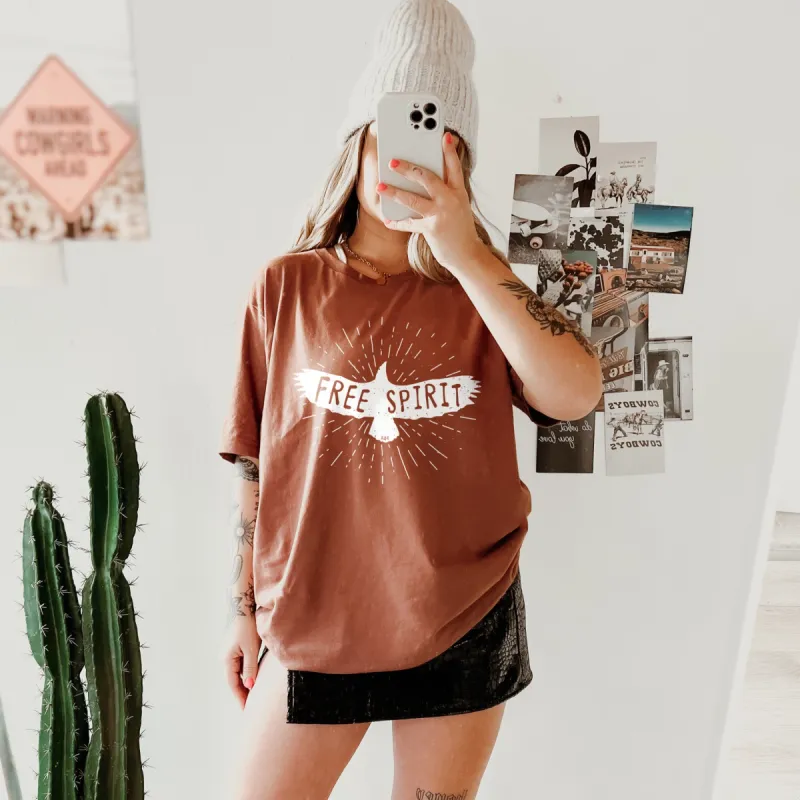 Free Spirit Graphic Tee (Wholesale) sold by Alley and Rae