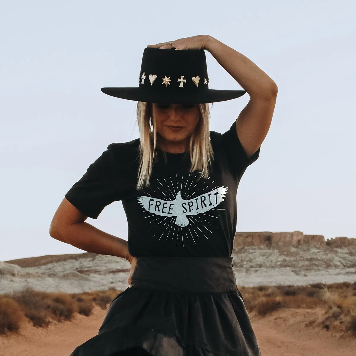 Free Spirit Graphic Tee (Wholesale) sold by Alley and Rae product image thumbnail 5