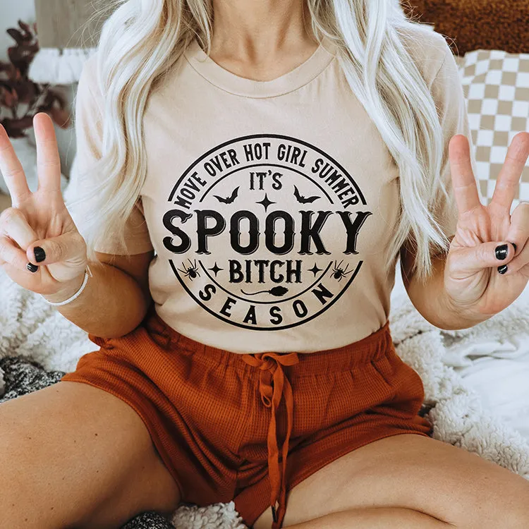 Move Over Hot Girl Summer It's Spooky Bitch Season Lightweight Tee sold by Alley and Rae product image thumbnail 3
