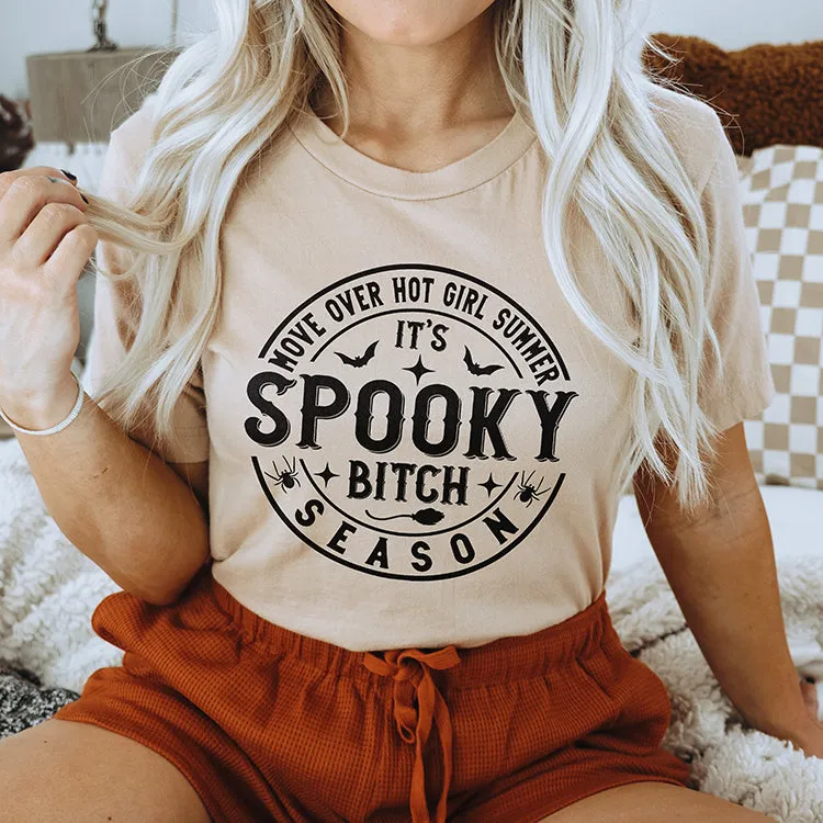 Move Over Hot Girl Summer It's Spooky Bitch Season Lightweight Tee sold by Alley and Rae product image thumbnail 2
