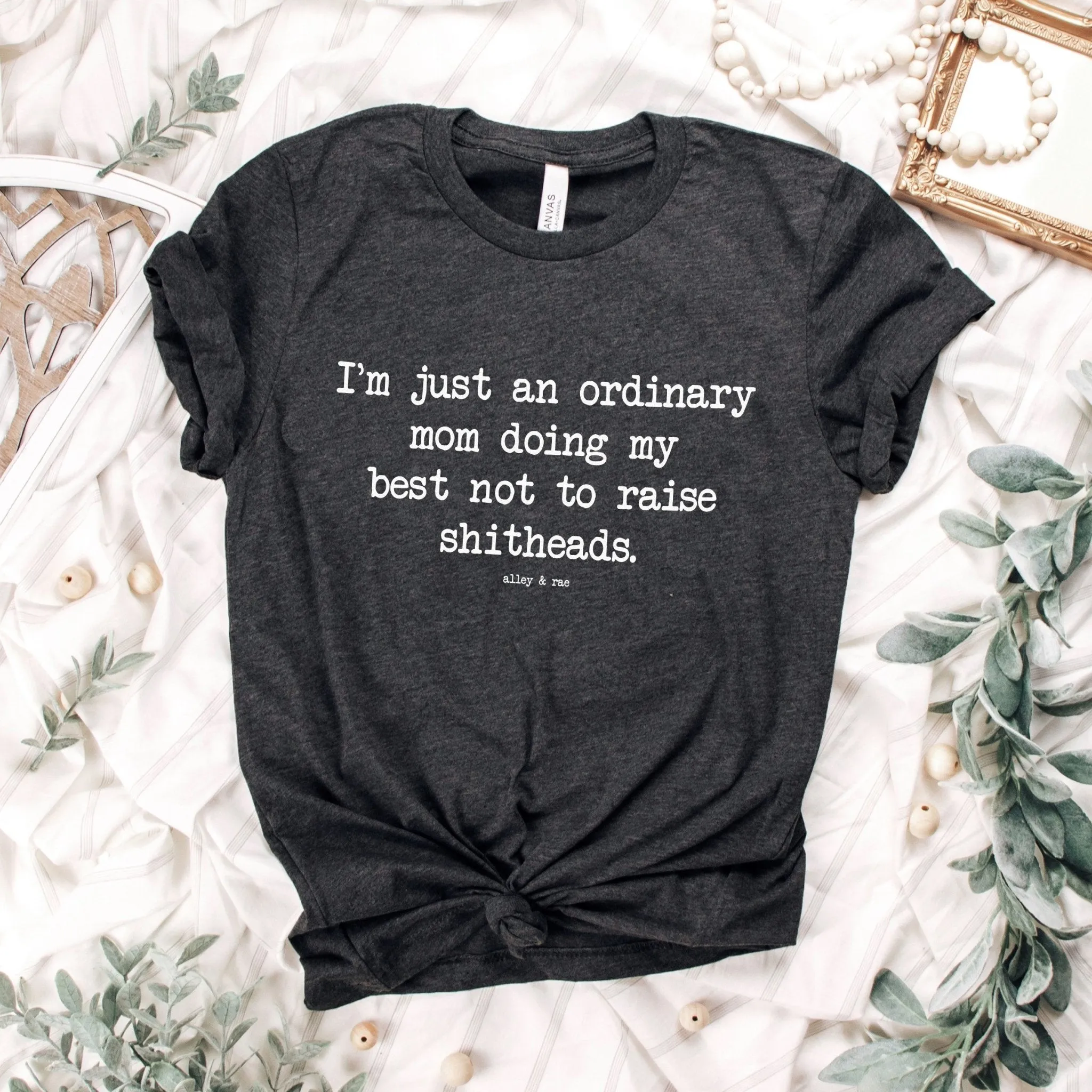 Ordinary Mom Lightweight Tee sold by Alley and Rae product image thumbnail 4