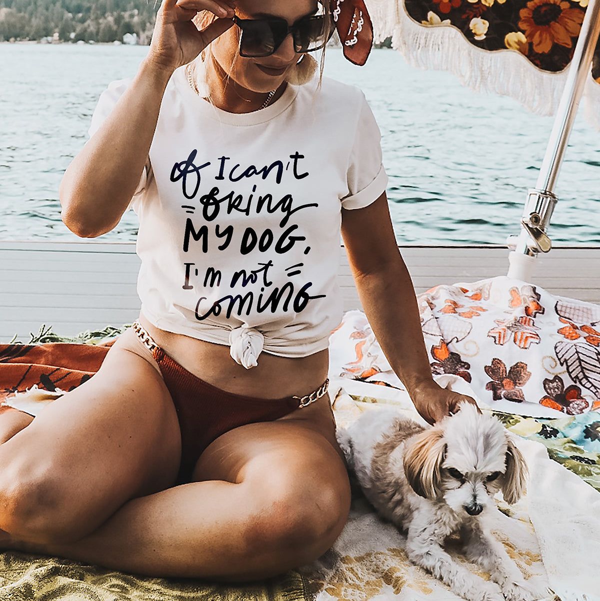 If I Can't Bring My Dog Lightweight Tee (Wholesale) sold by Ally and Rae product image thumbnail 2