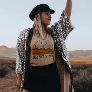Desert Vibes Graphic Tee Shirt (Wholesale) sold by Ally and Rae