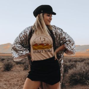 Desert Vibes Graphic Tee Shirt (Wholesale) sold by Ally and Rae